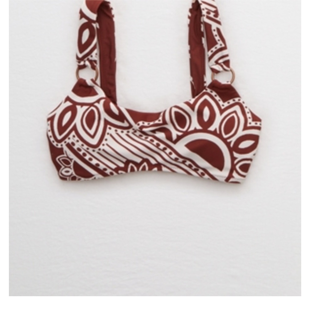 AERIE High Waisted Patterned Bikini
